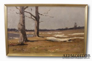 Картина Волков Е. Ранняя весна. 1900 г.