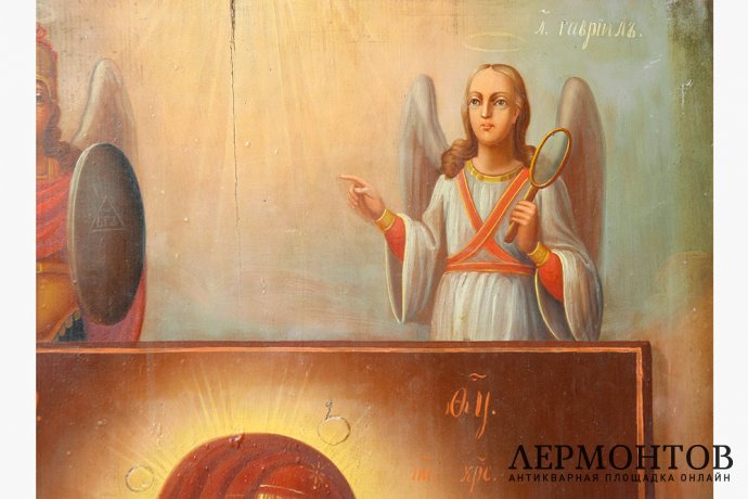 Экспертиза. Икона храмовая. Богоматерь Тихвинская. Россия, вторая пол. XIX в. Масло