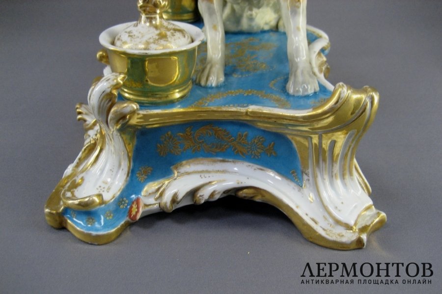 Письменный прибор. Фарфор. Франция, Jаcob  Petit. 30-40-егоды XIX века. 