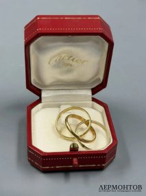 Кольцо «Trinity», размер 17. Золото 750 пробы, Cartier