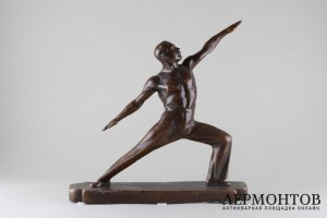 Скульптура Гимнаст. СССР, Монументскульптура, автор модели Янсон-Манизер, 1950-е