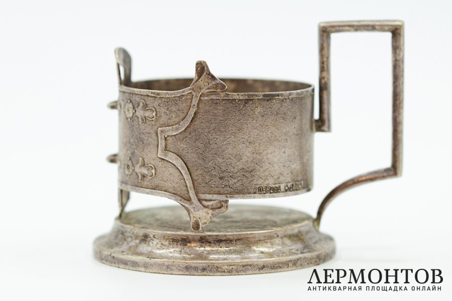 Подстаканник Ремешок. Россия, фабрика Вольская, 1885-1914 гг. Латунь.