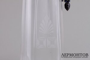 Парные графины в стиле ампир. Плевкевич. Серебрение, стекло. Варшава. XIX в.