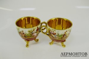 Кофейный набор. Фарфор. Австрия, XIX век.