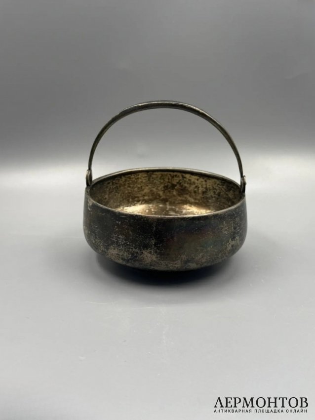 Ваза-конфетница в стиле модерн. Серебро 84 пробы, Россия, 1899–1908 годы
