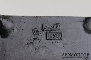 Шкатулка Сельский праздник. СССР, Каслинский чугунолитейный завод, 1957 г. Чугун.
