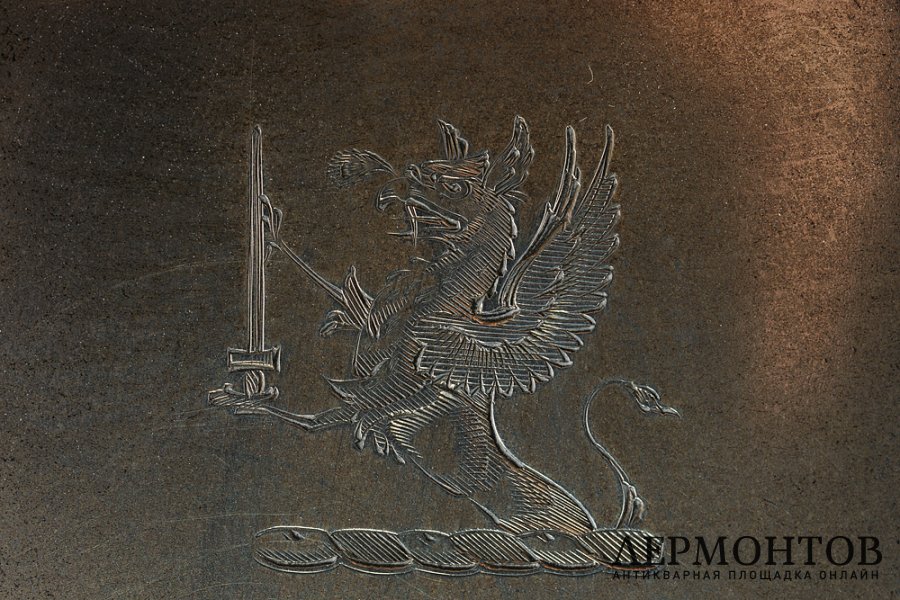 Набор для спиртных напитков. Графин и 6 стопок. Англия, Бирмингем, 1887 г. Серебро.