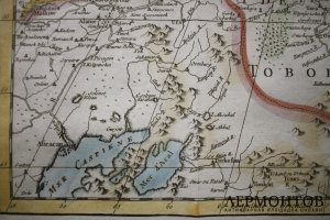 Карта Сибири и соседних стран. Jacques-Nicolas Bellin. Париж, 1757 год.