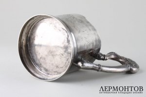 Подстаканник в стиле Модерн. Москва, 2 Артель. Серебро 84 пробы.