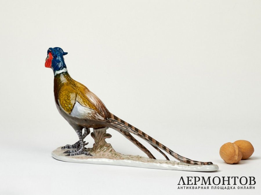 Статуэтка «Фазан». Фарфор, Rosenthal, Германия, 1980-е годы