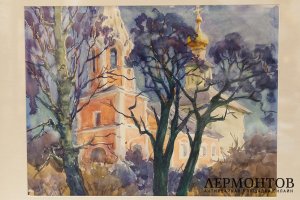 Акварель. Россия, 1983 г. Худ. Ю.Арбузов. Бумага, акварель