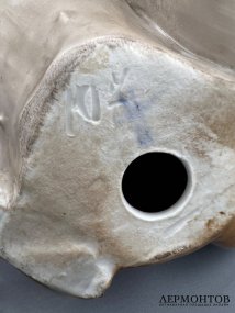 Статуэтка «Мопс». Фарфор, роспись, предположительно Meissen, Германия, конец 19 века