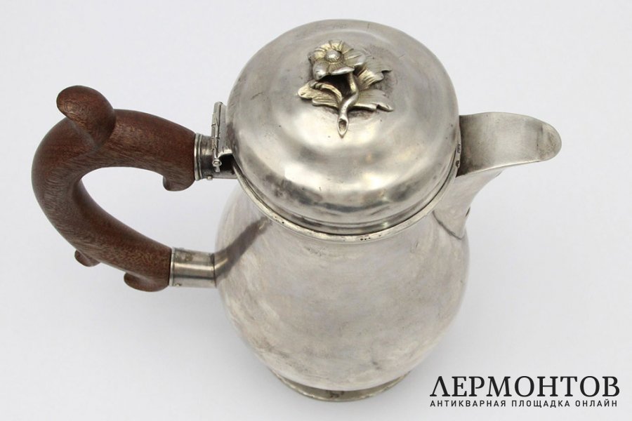 Кофейник, кувшин. Серебро. Россия, 1778 год.