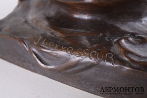 Скульптура Геба и орел Зевса. Скульптор J.Levasseur. Бронза.Франция.
