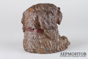 Чернильница Пес. Бронза. Австрия, Вена, Бергман.