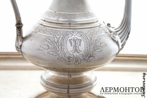 Кофейник Cardeilhac. Серебро 950. Франция
