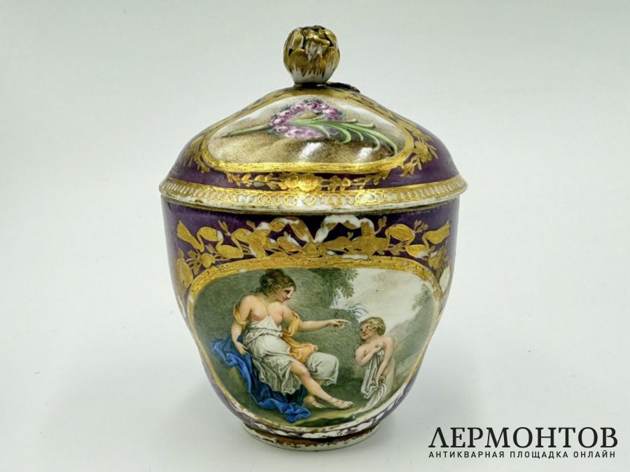 Чашка с мифологическим сюжетом. Германия, Meissen, 18 век. Фарфор, роспись.