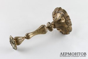 Подсвечник. Бронза. Фабрика Ф. Белинга. Российская империя, 2-я половина XIX века