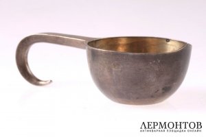 Ковш. Серебро 84 пробы, золочение. 1881 год. Санкт-Петербург. Российская империя