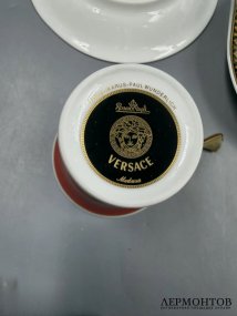 Набор кофейных пар на 6 персон. Фарфор, Rosenthal и Versace, Германия