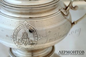 Сахарница Harleux. Серебро 950. Франция 