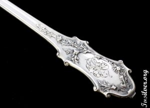 Сервировочная ложка Henin. Серебро 950. Франция.