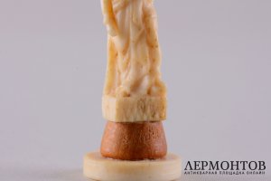 Миниатюра Фридрих Шиллер. Кость. Европа, XIX век.