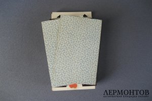 Подарочный набор игральных карт. Дерево, кожа. Европа, XIX век.