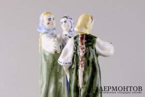 Статуэтка Хоровод. Россия, Конаково, вторая половина 20 в.
