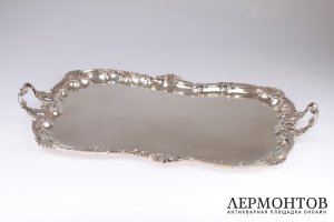 Большой поднос. Серебро 800. Франция