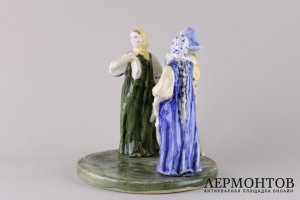 Статуэтка Хоровод. Россия, Конаково, вторая половина 20 в.