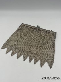 Театральная сумочка-кольчужка. Серебро 84 пробы, Россия, 1896 год