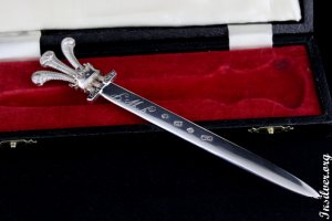 Нож для писем. Серебро 925. Англия