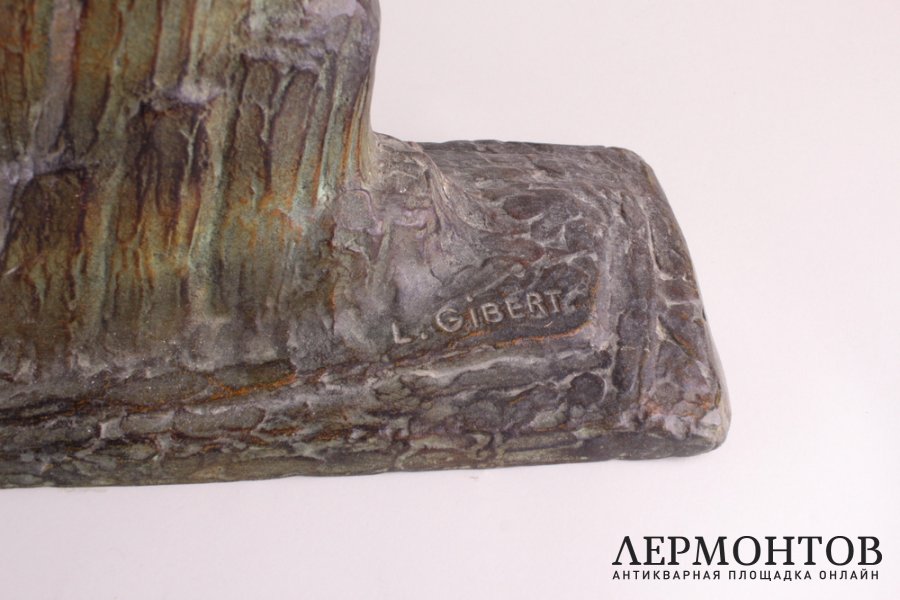 Скульптура в стиле Ар Деко Лучник. Франция, автор L.Gibert, 1930-1940-е гг. Бронза. 