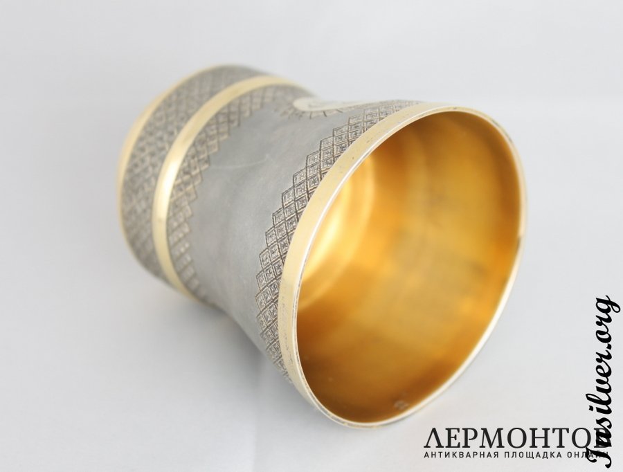 Стакан. Редкость. Серебро 950. Франция
