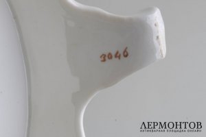 Чайник. Фарфор, кобальт. Англия. XIX век.