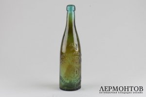 Бутылка, стекло, СССР. 1920г.