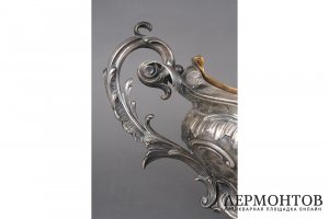 Ваза для фруктов в ст. неорококо. Германия, фирма Friedlander, кон. 19 в. Серебро 800