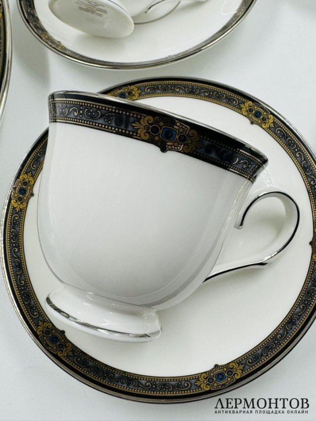 Чайный и столовый сервиз «Vintage Jewel» на 47 предметов. Фарфор, Lenox, США, 20 век