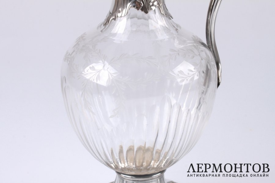 Декантер Emile Puiforcat. Серебро 950. Франция