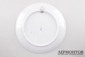 Тарелка Карл Маркс Штадт. Мейсен. Фарфор. Германия. XX в.
