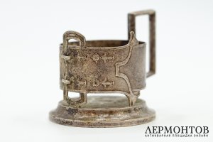 Подстаканник Ремешок. Россия, фабрика Вольская, 1885-1914 гг. Латунь.
