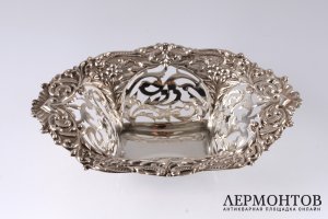 Конфетница M.Bro. Серебро 925. Англия