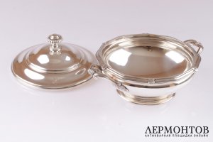Большое блюдо для овощей. Серебро 950 пробы. Франция