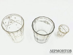 Стаканы. Россия, завод Потемкина, 18 век. 