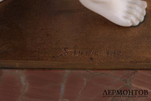 Скульптура Танцовщица в стиле Модерн - Ар Деко. Австрия, Вена, 1908 год.