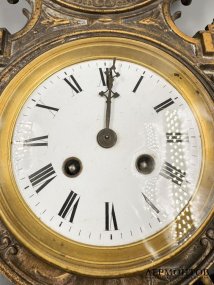 Настенные часы с барометром. Чугун, латунь, Россия, конец 19 — начало 20 века