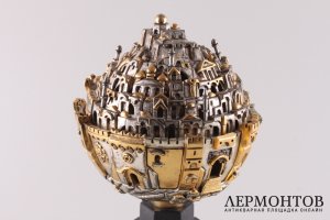 Скульптура. Малая сфера Иерусалима. Франк Майслер. Мрамор, серебрение. Израиль, XX в.