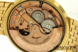 Часы наручные Omega Geneve. Золото 750 пробы. Швейцария 