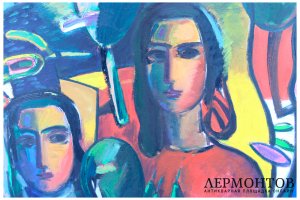 Картина. В садах Арцаха, 2010 г. Альберт Балаян. Холст, масло.